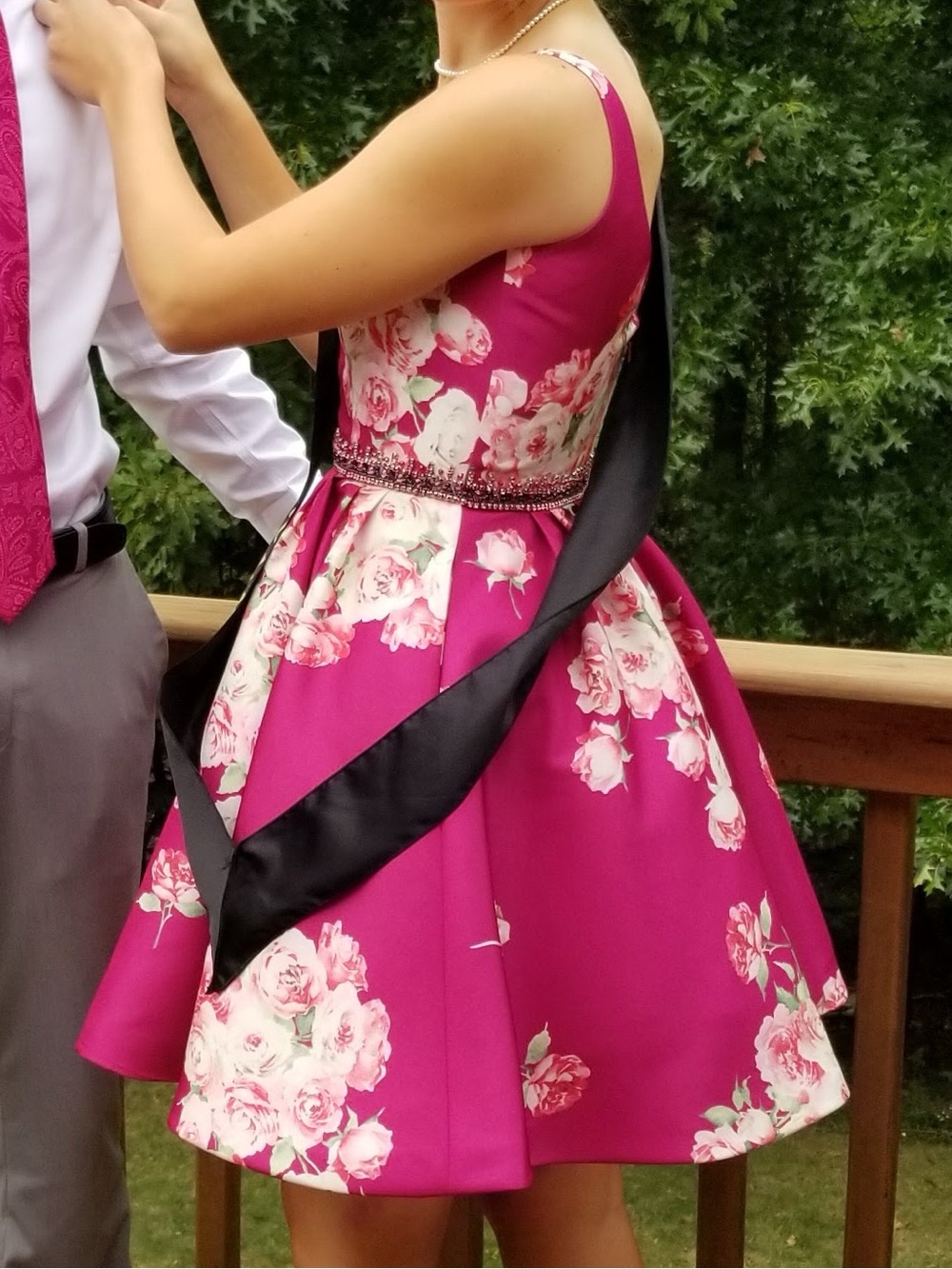 Sherri Hill Pink Floral Dress - Style 32321